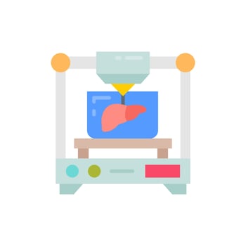 Bio Printing icon in vector. Illustration vector