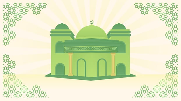 Social Media Banner Eid Mubarak. Eid Theme. The Blessed Month. Cairo. Istanbul. turkey. Arab. vector