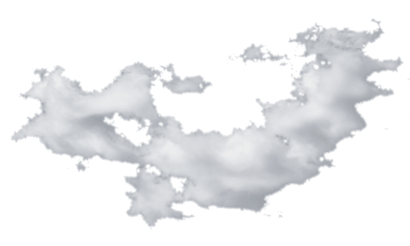 white fluffy cloud transparent PNG