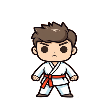 Playful Colorful Taekwondo Characters, Engaging Cartoon Illustrations for everyone png