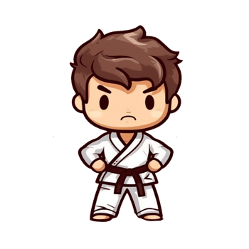 Playful Colorful Taekwondo Characters, Engaging Cartoon Illustrations for everyone png