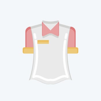 Icon Shirt. related to Hawaii symbol. flat style. simple design editable. vector