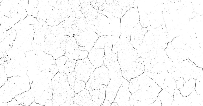 Black grunge effect on white background, cracked ground, ground  distress texture, damage texture, scratch texture, grunge texture for overlay design extra effect, vector