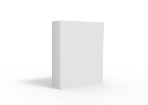 Box package mockup png