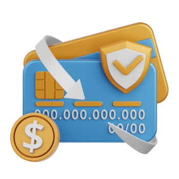 3d rendering secure payment isolated useful for payment, money and transaction design element png