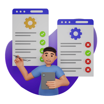 Product Testing 3D Character Illustration png