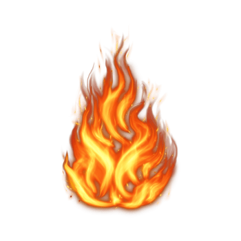 Realistic burning fire flames, Burning hot sparks realistic fire flame, Fire flames effect png