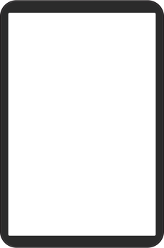 Modern black smartphone png