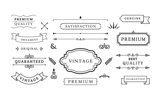premium banner collection vector