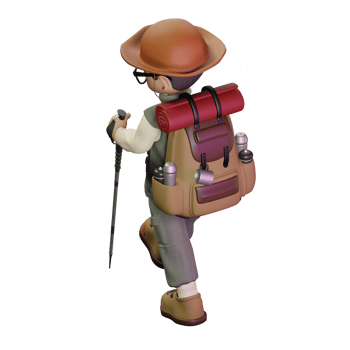 mountaineers carrying bags and wearing goggles png