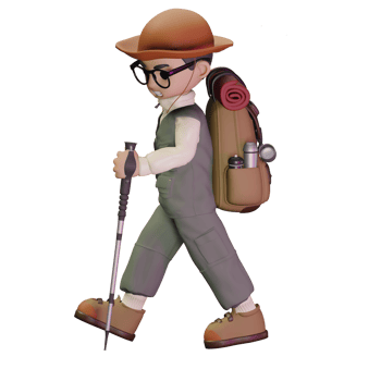 mountaineers carrying bags and wearing goggles png