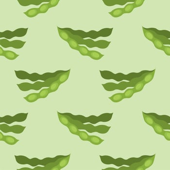 soybean seamless pattern vector illustration. vegan and vegetarian texture. Healthy food. Tasty vegan . Organic product. Culinary ingredient. Detailed vector design