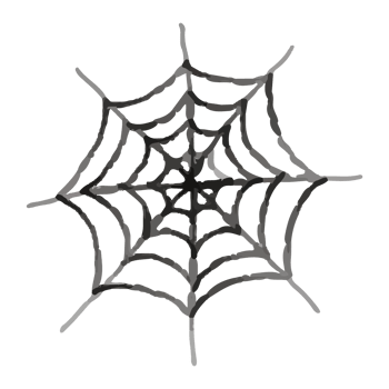 Spider web Halloween Clip art Element Transparent Background png