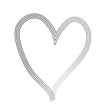 Valentine symbol love png, Decorative Love shape, Luxury Love Heart png