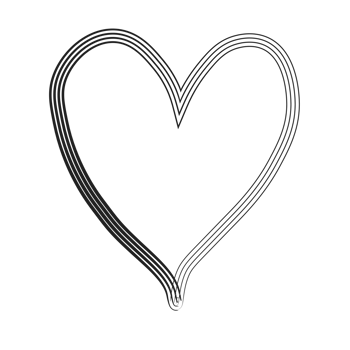 Valentine symbol love png, Decorative Love shape, Luxury Love Heart png