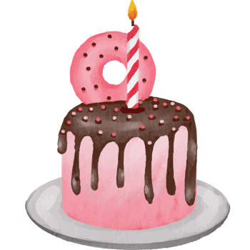Birthday Cakes, Birthday Party Elements Transparent Background png