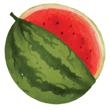 Watermelon Red Fruit Clip art Element Transparent Background png