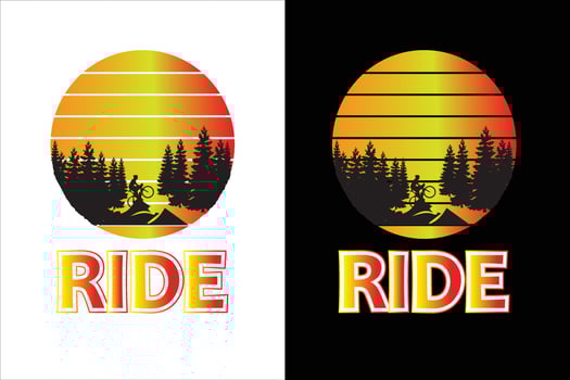 Mountain, hiking, ride, vector t shirt design free download