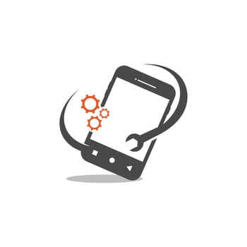 Phone Repair Service Logo Template vector