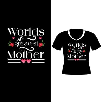 Mothers day typography t shirt design vector