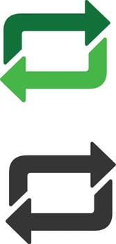 Recycle sign vector