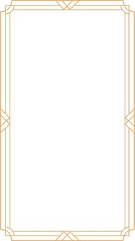 Art Deco Frame Element vector