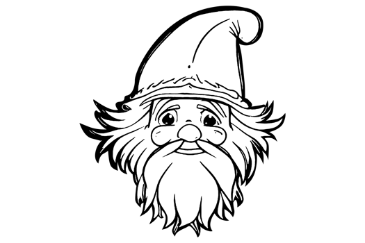 Christmas Art - Gnome Cartoon Character png