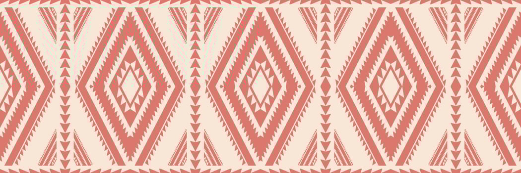 Southwest geometric colorful vintage pattern. Aztec kilim geometric square diamond seamless pattern. Aztec kilim pattern use for border, runner decorative, carpet, rug, mat, wallpaper, etc. vector