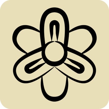 Icon Hyacinth. related to Flowers symbol. hand drawn style. simple design editable. simple illustration vector