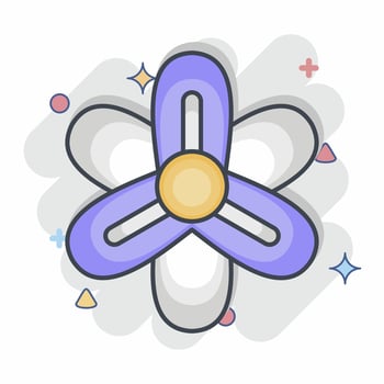 Icon Hyacinth. related to Flowers symbol. comic style. simple design editable. simple illustration vector