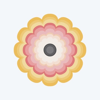 Icon Calendula. related to Flowers symbol. flat style. simple design editable. simple illustration vector