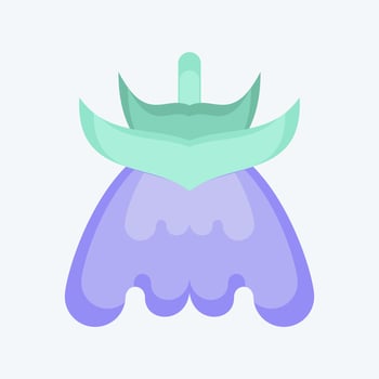 Icon Fuchsia. related to Flowers symbol. flat style. simple design editable. simple illustration vector