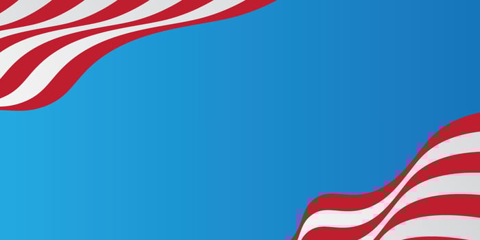 Background design with American independence day theme vector
