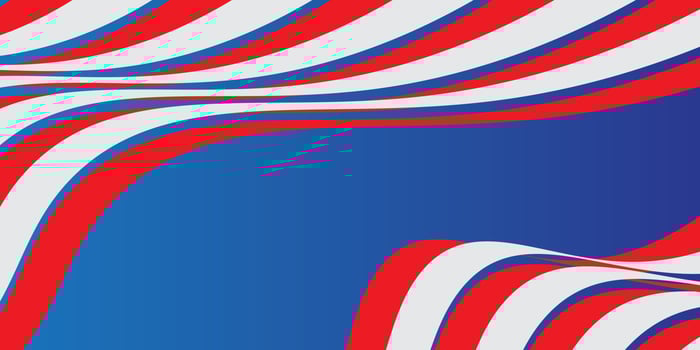 Background design with American independence day theme vector