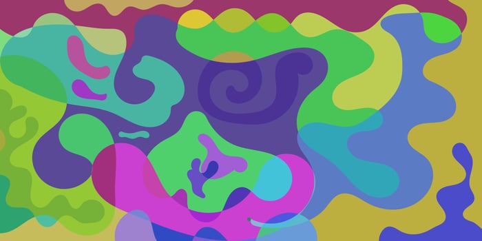 abstract background with organic arts vector