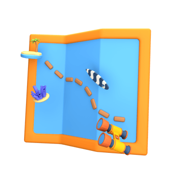 Holiday map 3D icon png