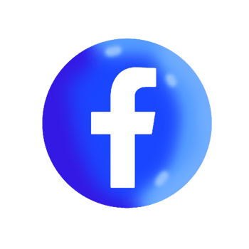 Facebook logo icon isolated on transparant background png