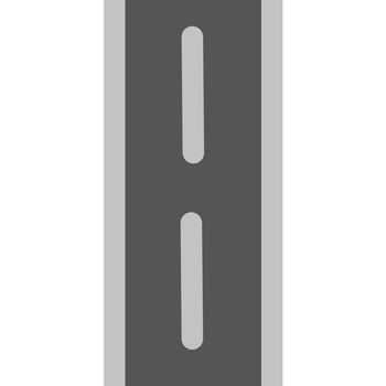 road street straight turn vector