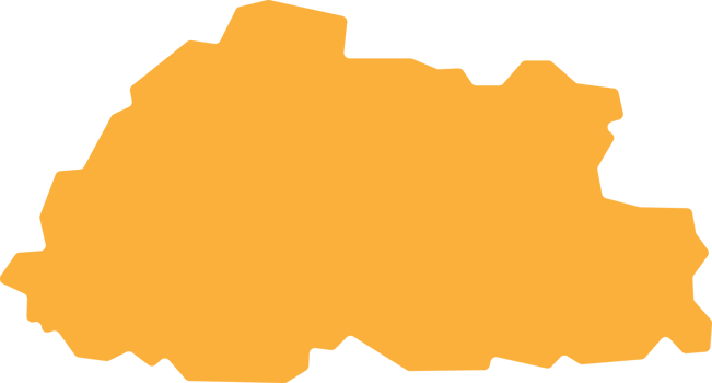 Map Bhutan clipart png