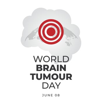 world brain tumour day design template for celebration. brain illustration. brain vector design.