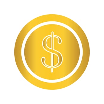 coin icon vector