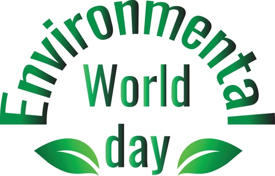 World environmental day vector