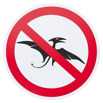 No pterosaur sign png