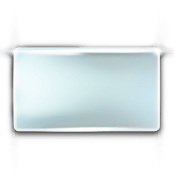 blue glass frame png