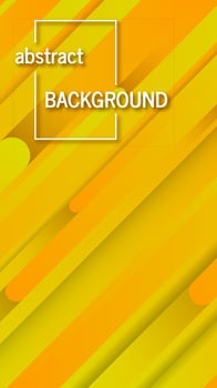 Trendy geometric yellow background with abstract lines. Stories banner design. Futuristic dynamic pattern. Vector illustration