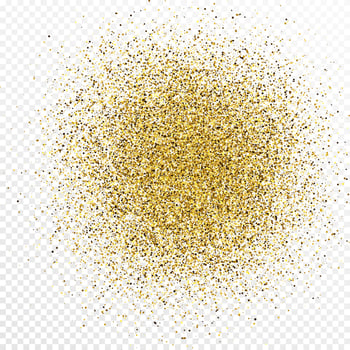 Gold glitter celebratory confetti background vector