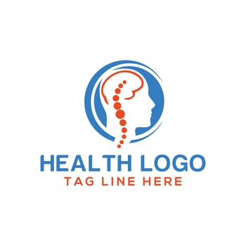 Brain logo  Neuron Nerve or Seaweed logo design inspiration vector