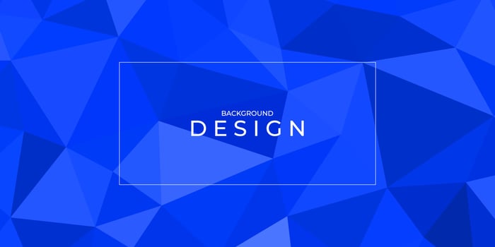 abstract blue background with triangles for business vector