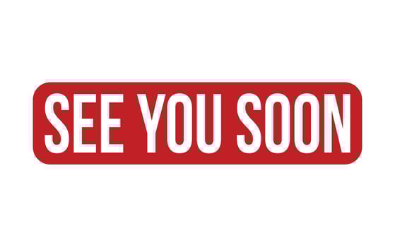 See You Soon Rubber Stamp Seal Vector