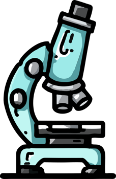 Microscope png graphic clipart design